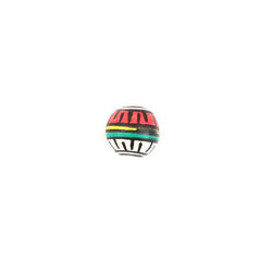Red White Zig Zag Bead-Beads & Buttons-Siesta Crafts