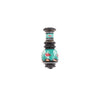 Green Pelican Vase Bead-Beads & Buttons-Siesta Crafts