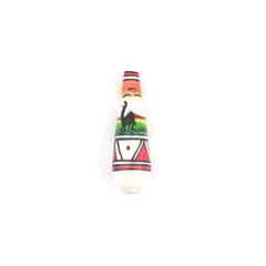 Orange Desert Scene Tear Drop Bead-Beads & Buttons-Siesta Crafts