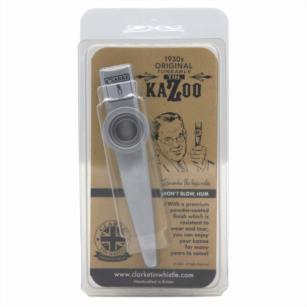 Premium Silver Coated Kazoo - Packaged-Wind Instruments-Siesta Crafts