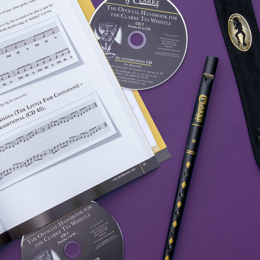 The Original D Tinwhistle, Tutorial and CD-Wind Instruments-Siesta Crafts