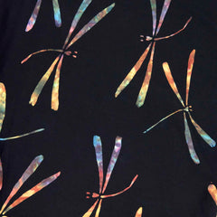 Cropped Trousers - Dragonfly Batik-Trousers-Siesta Crafts