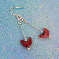 Chick Earrings-Earrings-Siesta Crafts