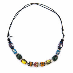 Rainbow Bead Necklace-Necklaces & Pendants-Siesta Crafts