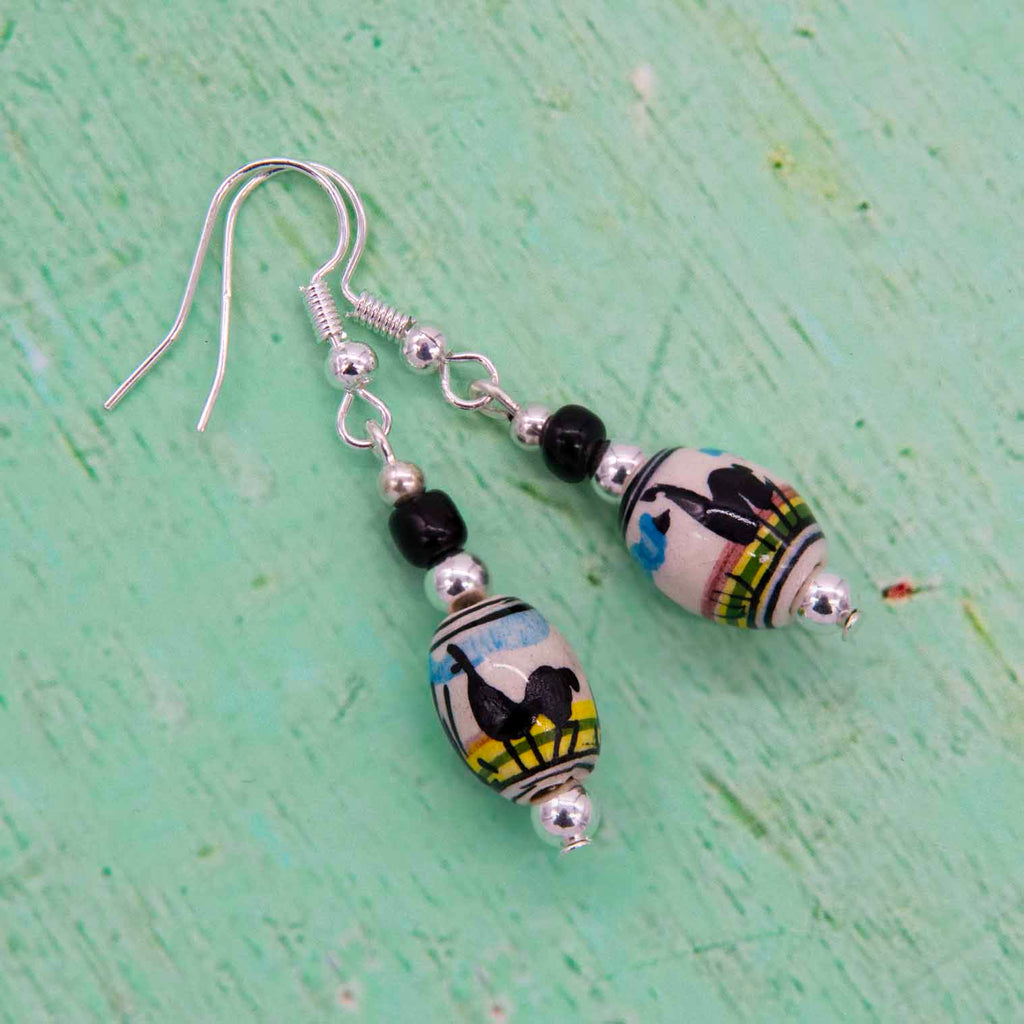 Llama Earrings-Earrings-Siesta Crafts