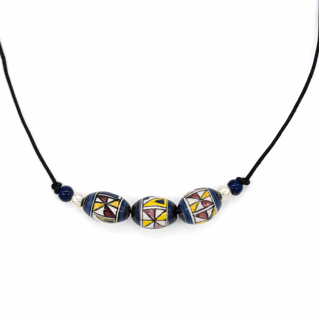 Escaleras Bead Necklace-Necklaces & Pendants-Siesta Crafts