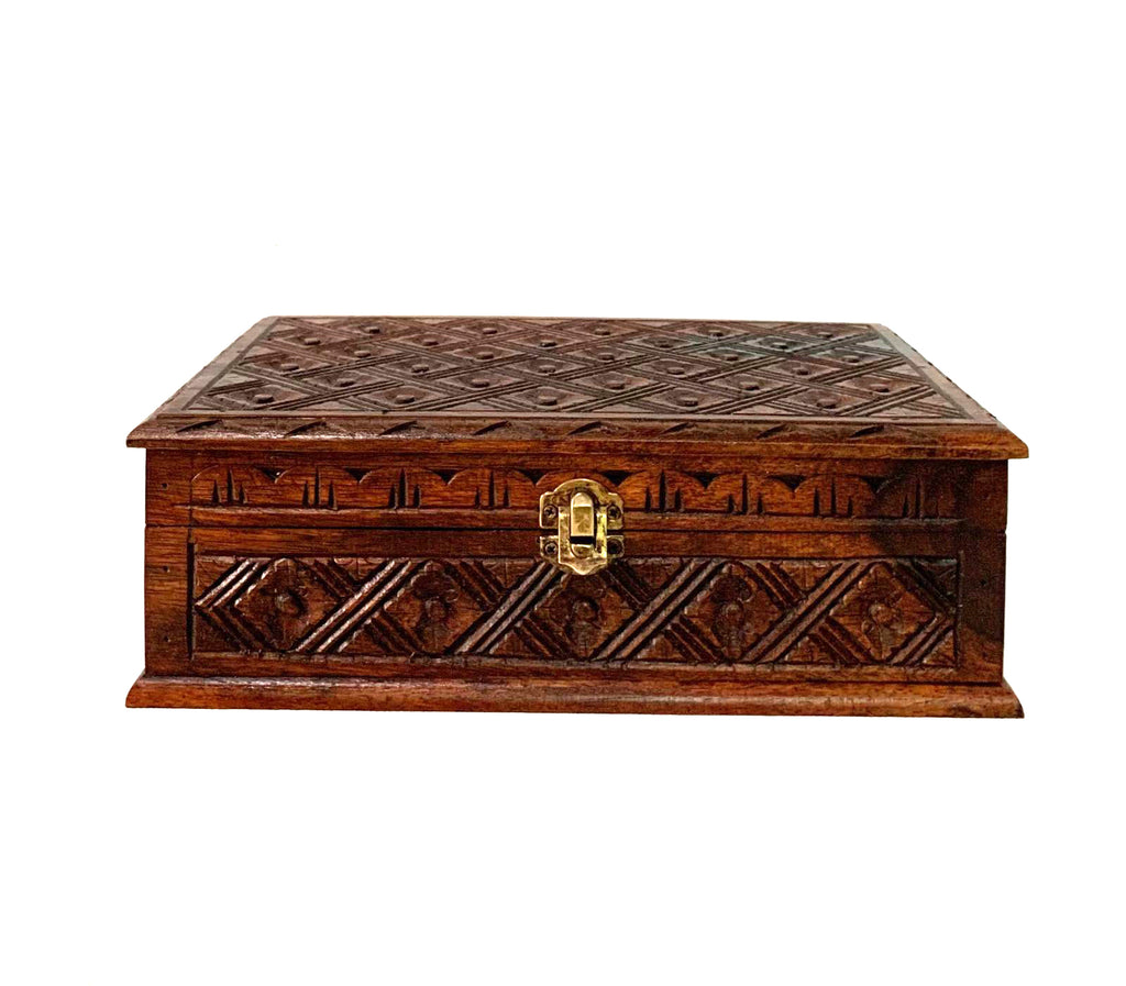 Jewellery Box with Tray-Storage & Organisation-Siesta Crafts