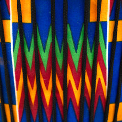 Extra Large Ghanaian Djembe Drum (13" Head) - Fabric Covering-Drums-Siesta Crafts