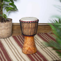 Small Ghanaian Djembe (7" Head)-Drums-Siesta Crafts