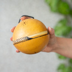 Ball Gourd Shaker-Shakers-Siesta Crafts