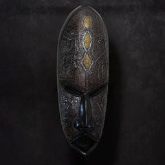 Artisan Ghanaian Mask No.3-Home Décor-Siesta Crafts