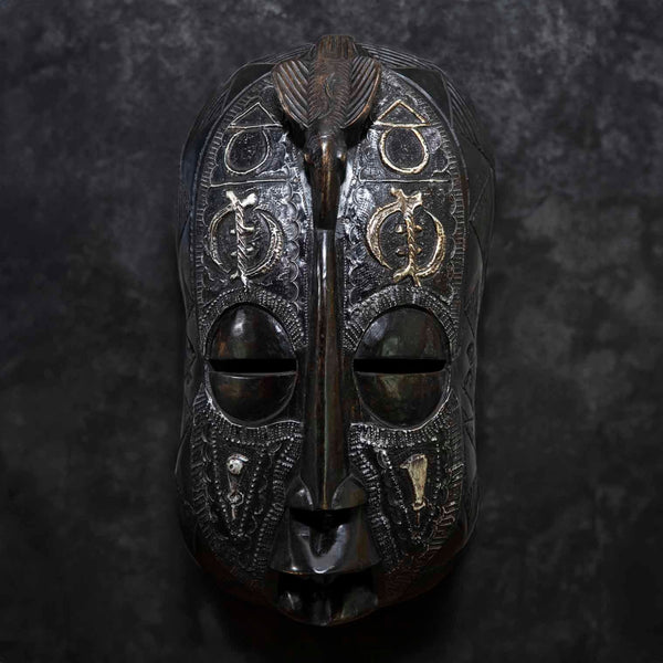 Artisan Ghanaian Mask No.4-Home Décor-Siesta Crafts