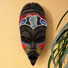 Artisan Ghanaian Mask No.8-Home Décor-Siesta Crafts