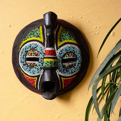 Artisan Ghanaian Mask No.9-Home Décor-Siesta Crafts