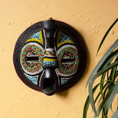 Artisan Ghanaian Mask No.9-Home Décor-Siesta Crafts
