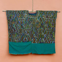 Antique Huipil - Green-Central & South American-Siesta Crafts