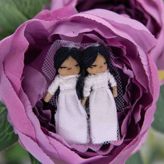 Wedding Worry People - Two Brides-Folklore-Siesta Crafts
