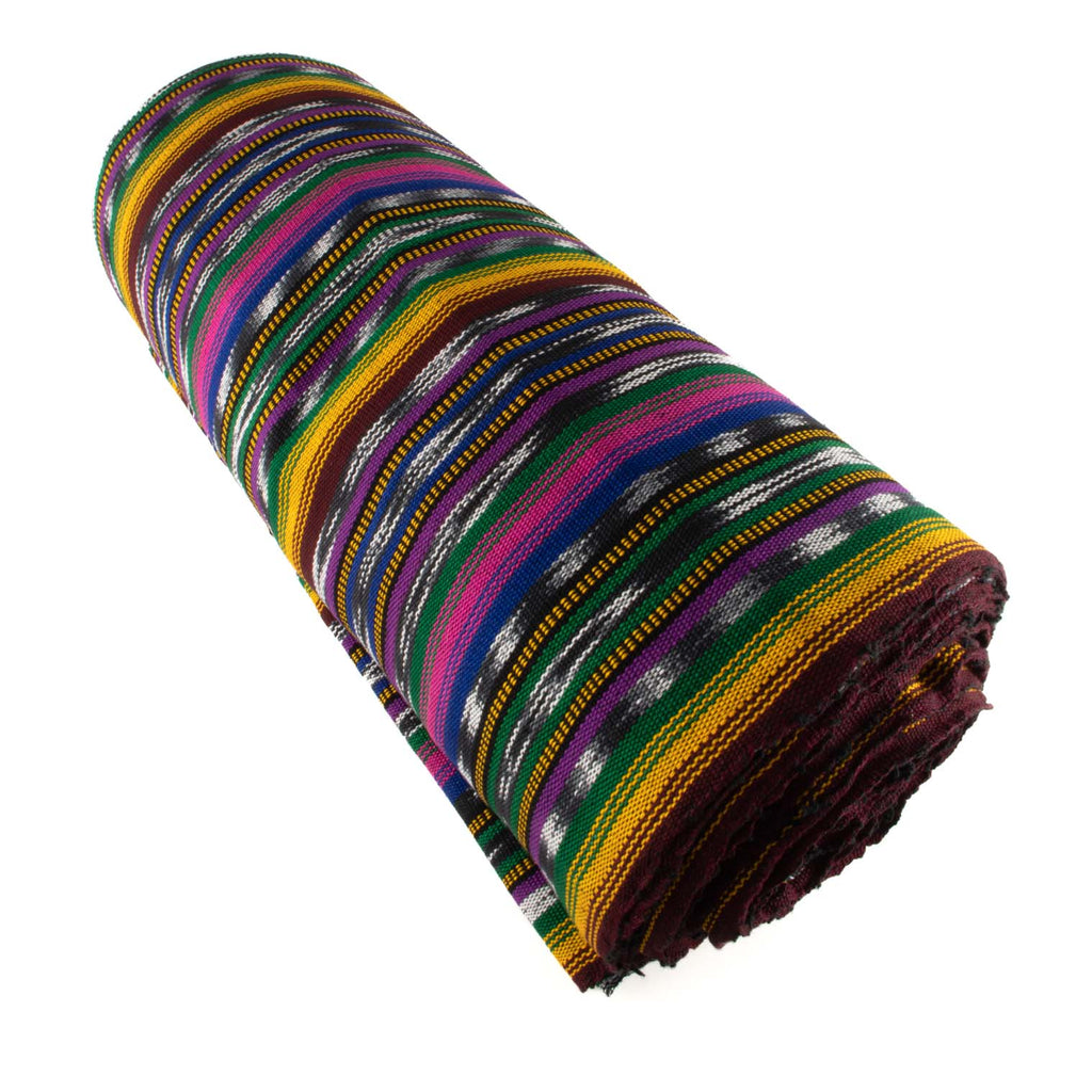 Handwoven Guatemalan Jaspe Fabric-Textiles-Siesta Crafts