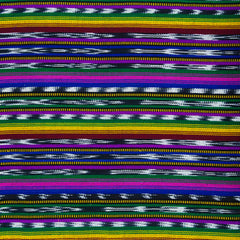 Handwoven Guatemalan Jaspe Fabric-Textiles-Siesta Crafts