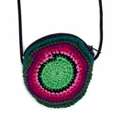 Crochet Coin Purse with Strap-Bags & Purses-Siesta Crafts