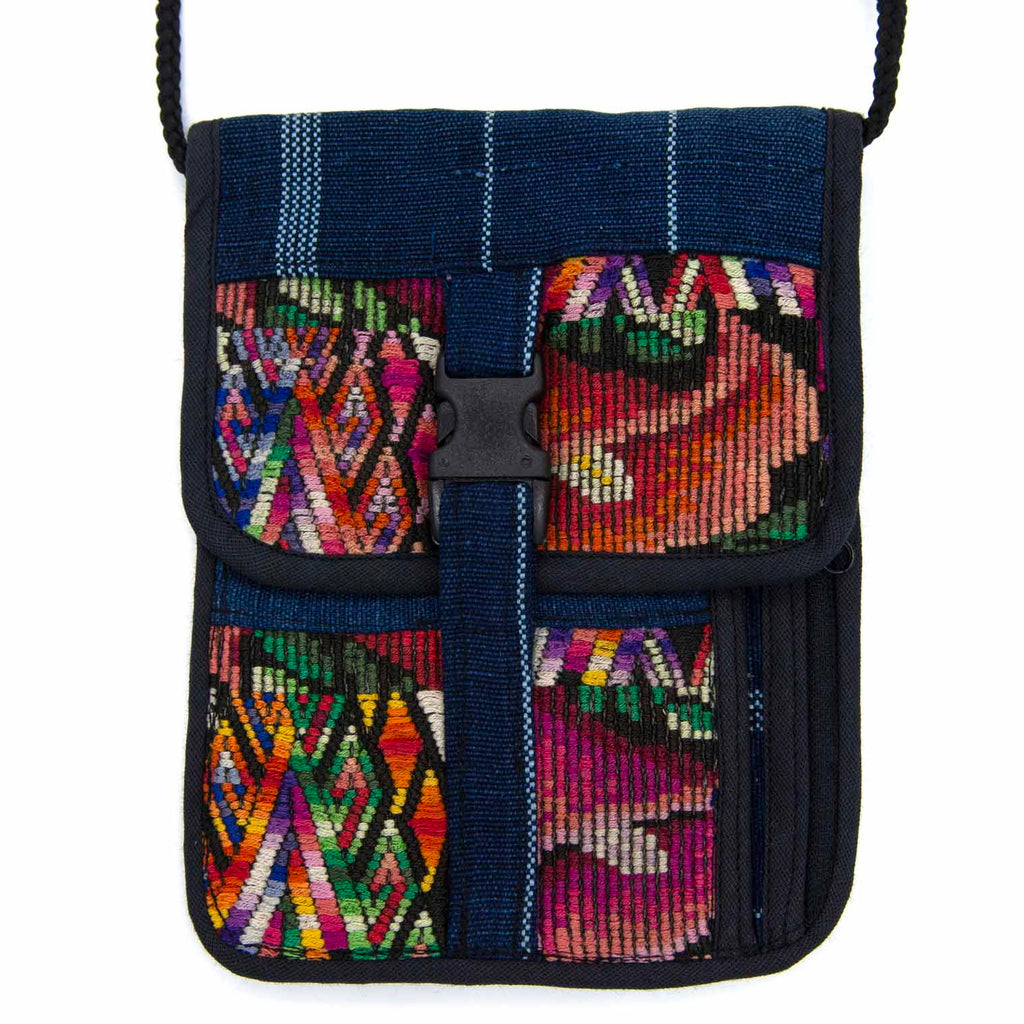 Huipil Crossbody Passport Bag-Bags & Purses-Siesta Crafts