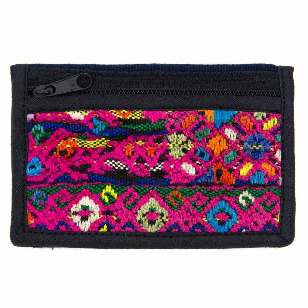 Huipil Trifold Wallet-Bags & Purses-Siesta Crafts