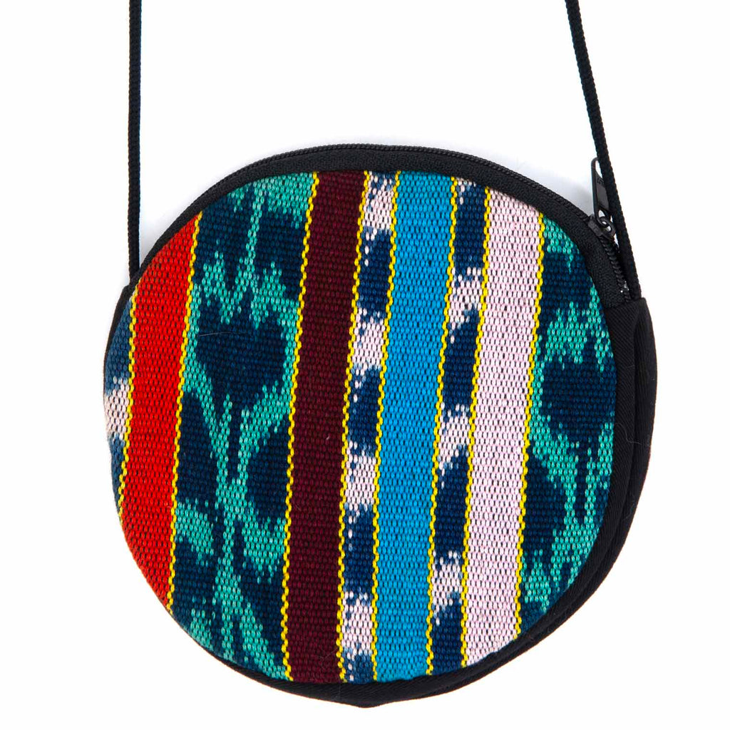 Round Padded Pouch with Strap-Bags & Purses-Siesta Crafts