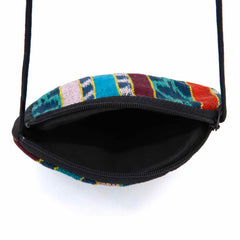 Round Padded Pouch with Strap-Bags & Purses-Siesta Crafts
