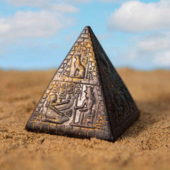 Golden Resin Pyramid-Ancient Egyptian-Siesta Crafts