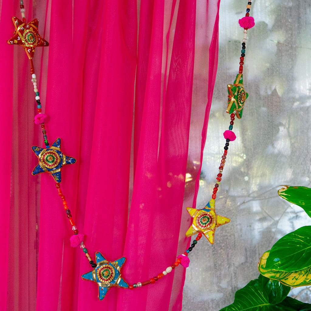 String of Stars Hanging-Home Décor-Siesta Crafts