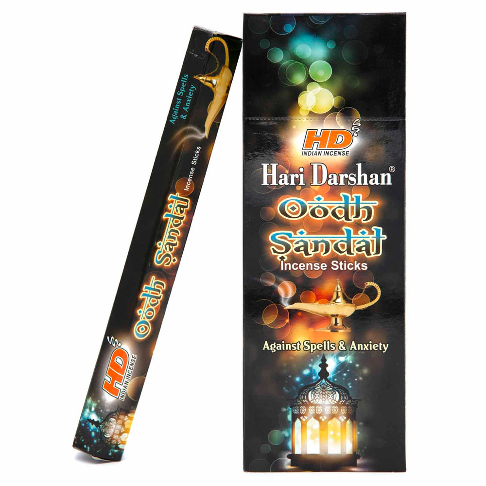 Oodh Sandal Hexagon Incense-Stick Incense-Siesta Crafts