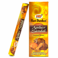 Amber Sandal Hexagon Incense-Stick Incense-Siesta Crafts