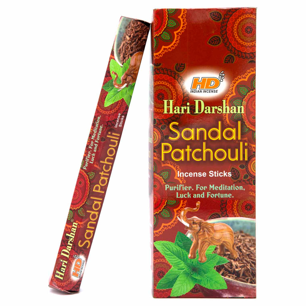 Sandal Patchouli Hexagon Incense-Stick Incense-Siesta Crafts
