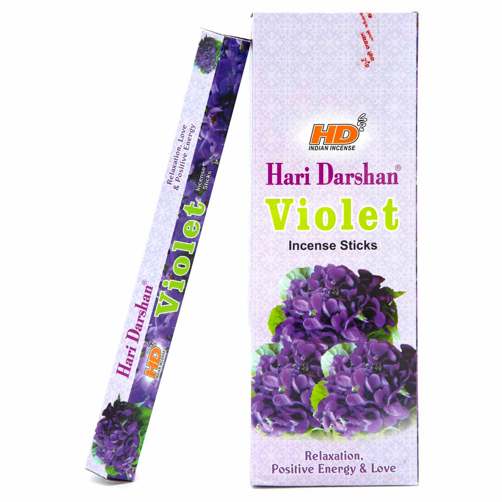 Violet Hexagon Incense-Stick Incense-Siesta Crafts
