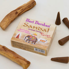 Sandal Hari Incense Cones-Cone Incense-Siesta Crafts