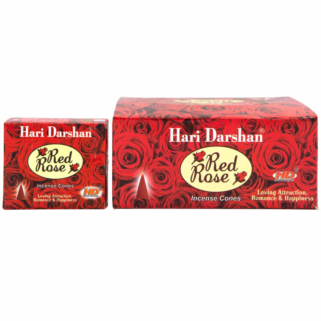 Red Rose Hari Incense Cones