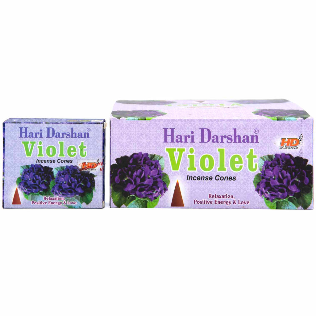 Violet Hari Incense Cones