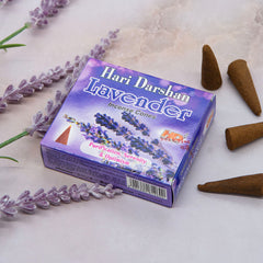 Lavender Hari Incense Cones-Cone Incense-Siesta Crafts