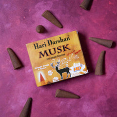 Musk Hari Incense Cones-Cone Incense-Siesta Crafts