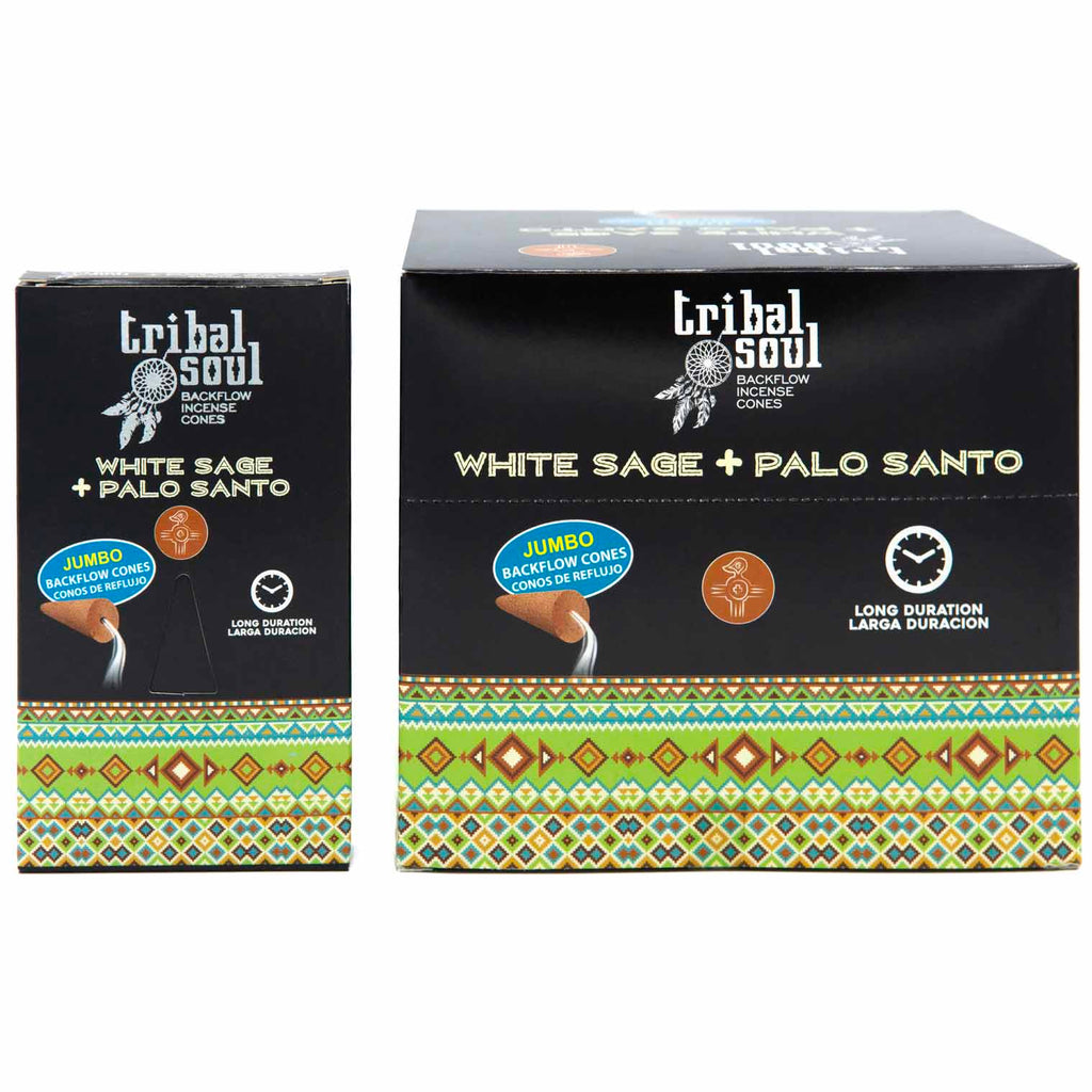 White Sage and Palo Santo Backflow Incense Cones-Cone Incense-Siesta Crafts