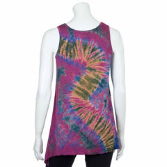 Tie Dye Vest-Tops-Siesta Crafts