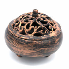 Ornate Iron Burner-Incense Holders-Siesta Crafts
