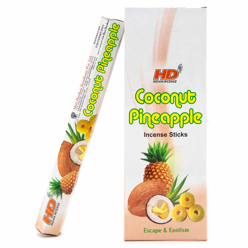 Coconut and Pineapple Hexagon Incense-Stick Incense-Siesta Crafts