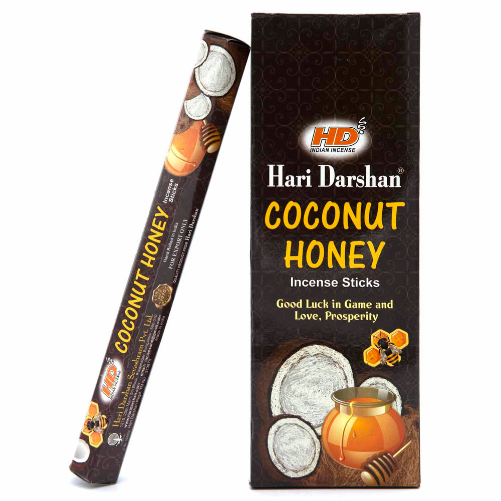 Coconut and Honey Hexagon Incense-Stick Incense-Siesta Crafts