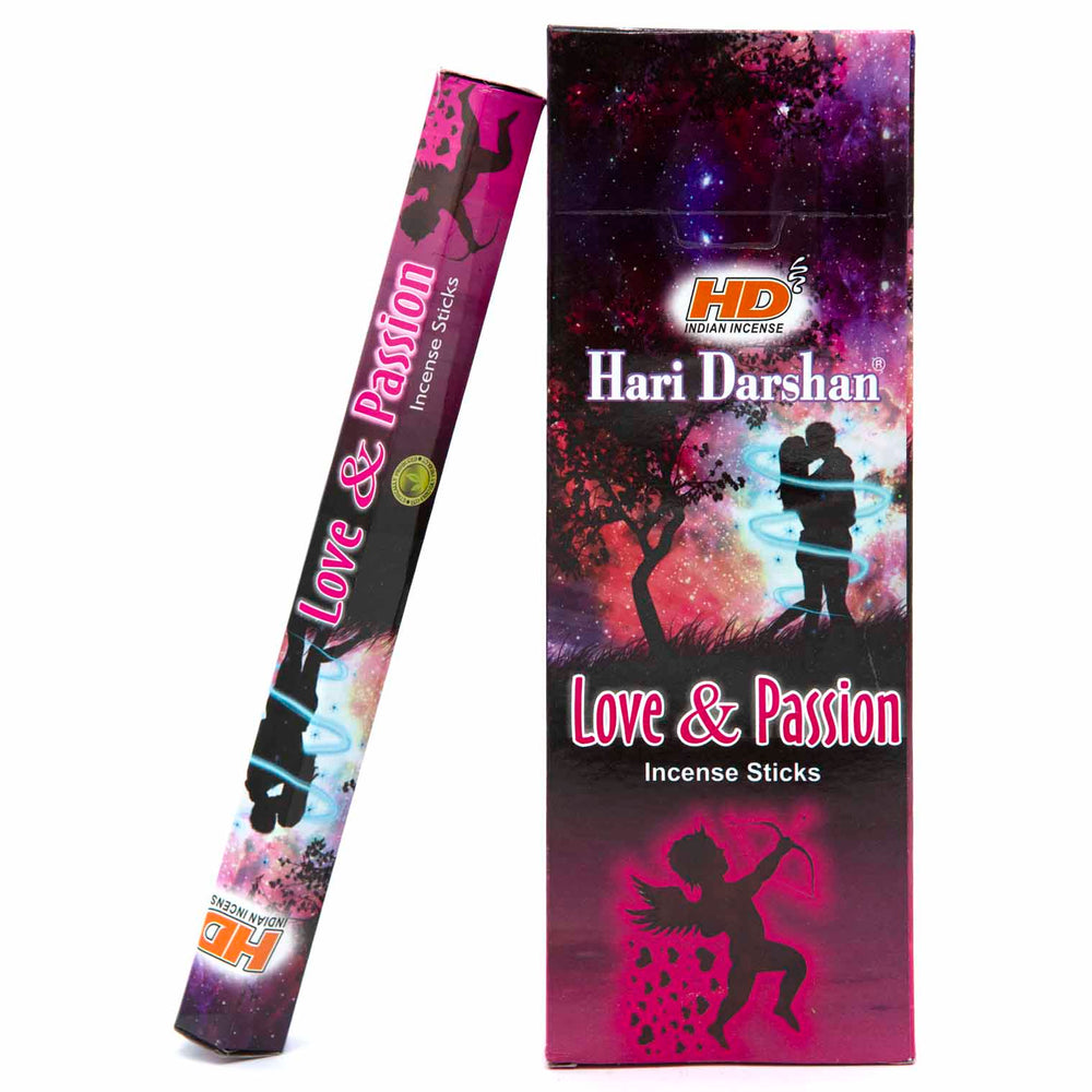 Love and Passion Hexagon Incense-Stick Incense-Siesta Crafts
