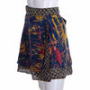 Recycled Sari Mini Wrap Skirt-Skirts-Siesta Crafts