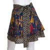 Recycled Sari Mini Wrap Skirt-Skirts-Siesta Crafts