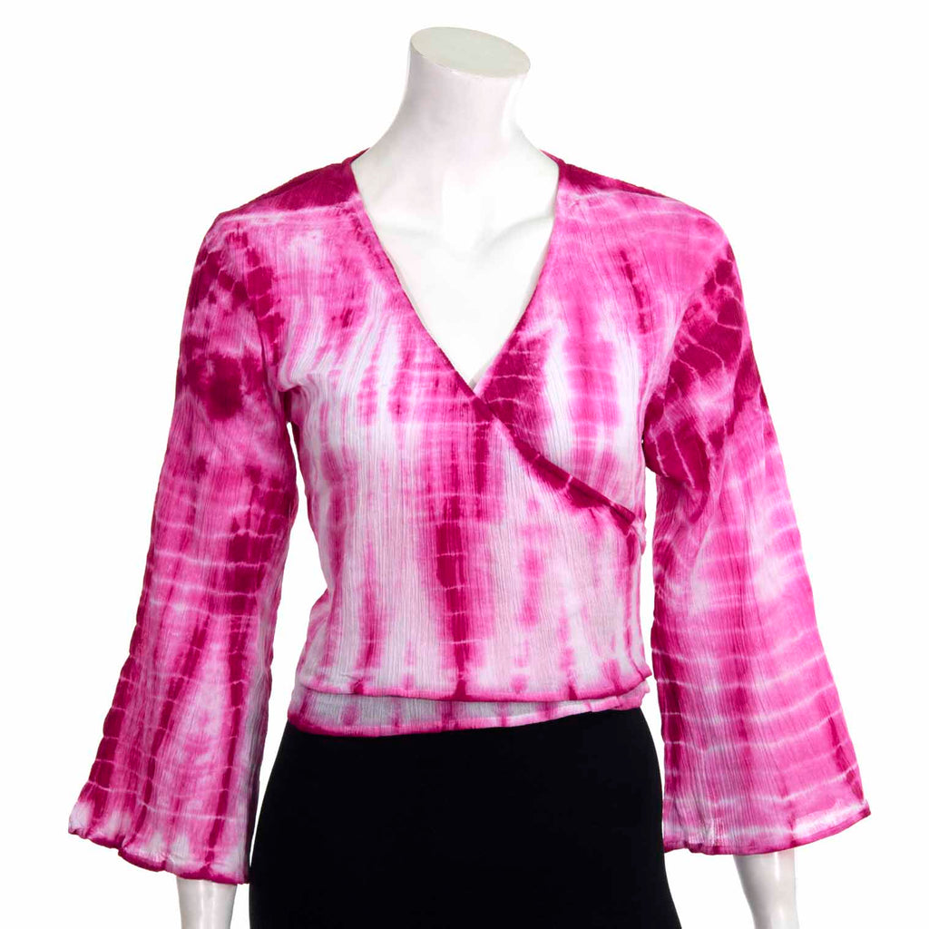 Crepe Cotton Wrap Top