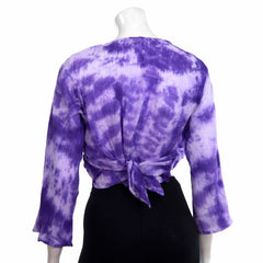 Crepe Cotton Wrap Top