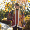 Kantha Fringed Jacket-Coats, Jackets & Ponchos-Siesta Crafts